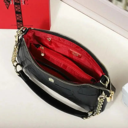 Simple Shoulder Crossbody Bag Women's Handbag Fashion Partition Durable Luxury Brand Fashion Large Capacity Bent Moon Bag