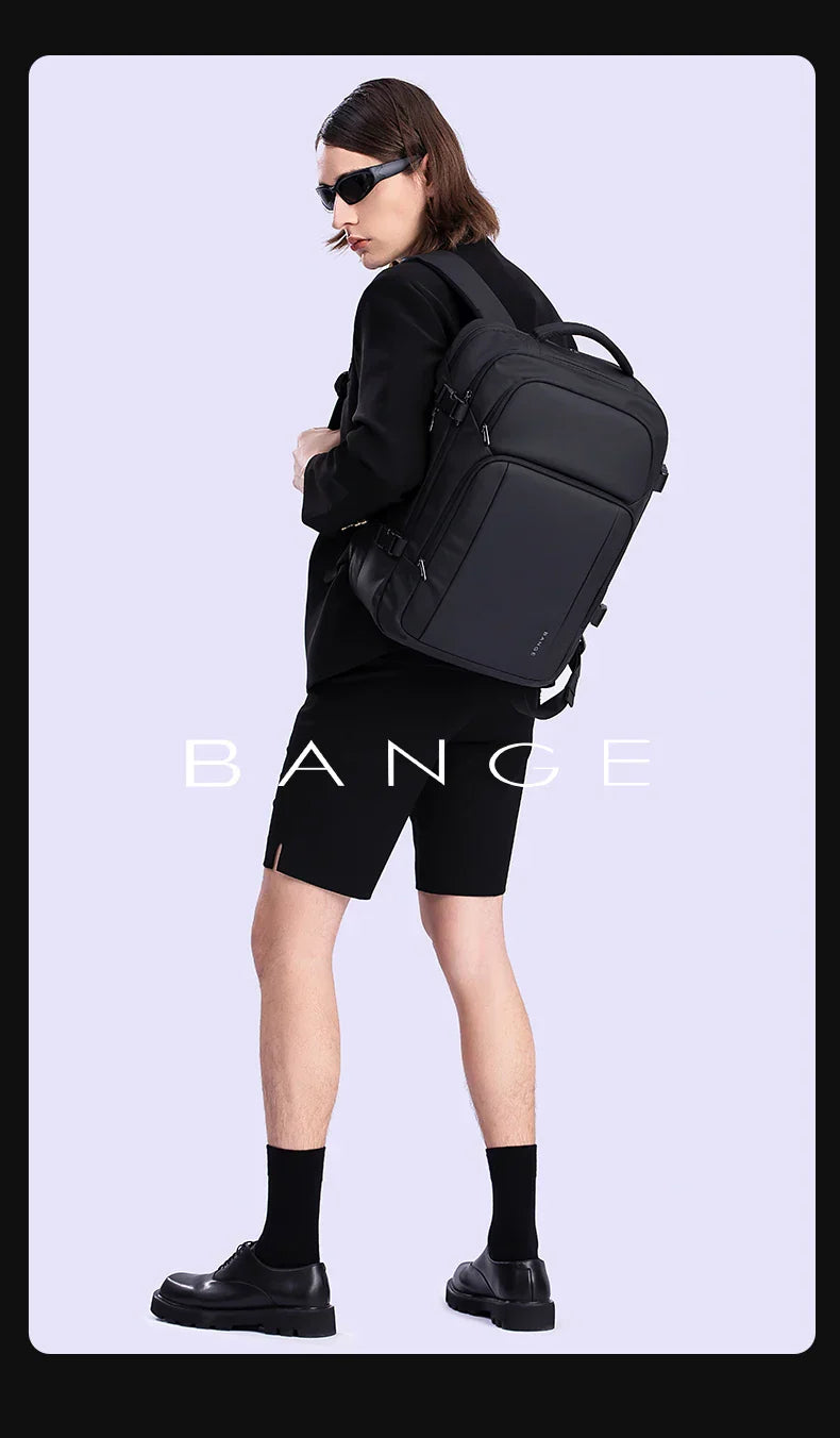 New Design Large Capacity Oxford Men 15.6 inch Laptop Backpack Softback Business Waterproof Backpacks with USB Charing