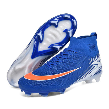 New Men Football Boots Kids Ankle Cleats Grass Soccer Shoes Futsal Indoor Sport Match Training TF/FG Hot-selling High-quality