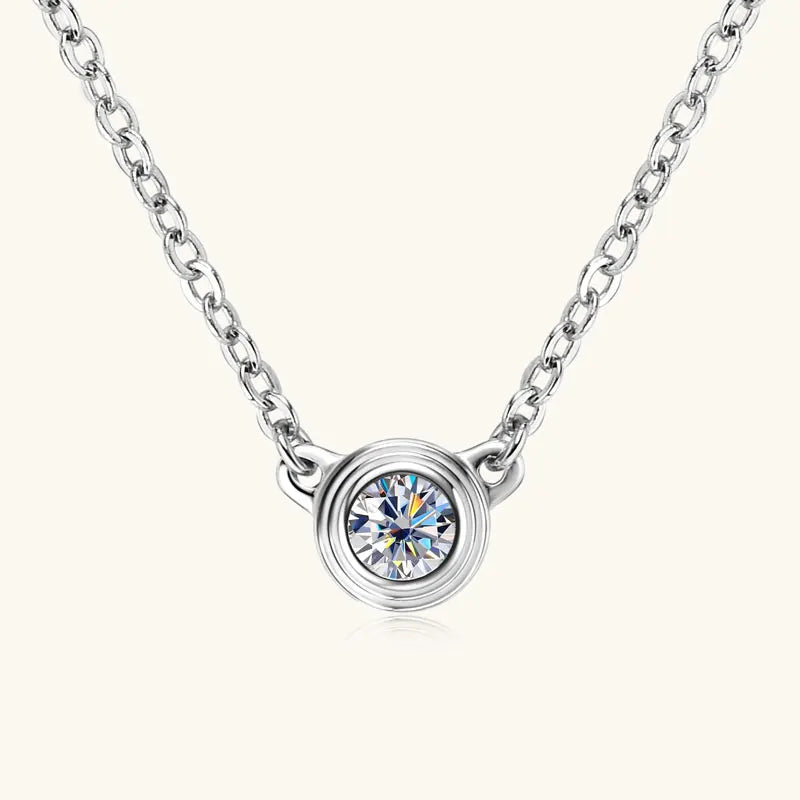 2025 Trendy 3mm Moissanite Jewelry Set 925 Silver Plated Rose Gold Necklace Bracelet Earrings Set for Women Valentine's Day Gift