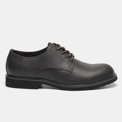 Genuine Leather Men Derby Shoes Ultralight Comfortable fashion Men Casual shoes Black Men Leather Shoes #KD6675