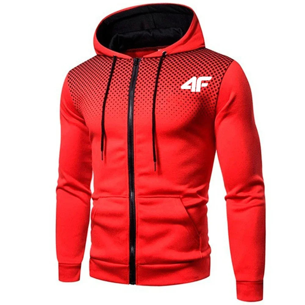 Men's Tracksuit Hooded Casual Hot Sale Single Piece Zipper Sweatshirt And Daily Single Sweatpants Comfort Outdoor Jogging Sports
