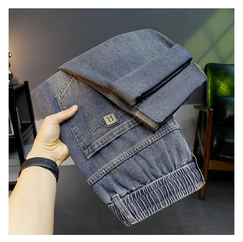 Calça Jeans Masculina Solta Reta 2026 Novo Estilo Casual Confortável Calça Jeans Masculina Moderna Moda Masculina