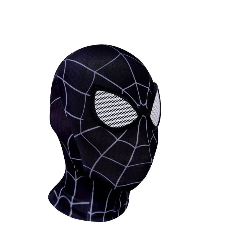 Kids Spiderman Costume Birthday Gift Party Dress Up Spiderman Classic Miles Superhero Kids Cosplay Costume Elasticity Jumpsuit