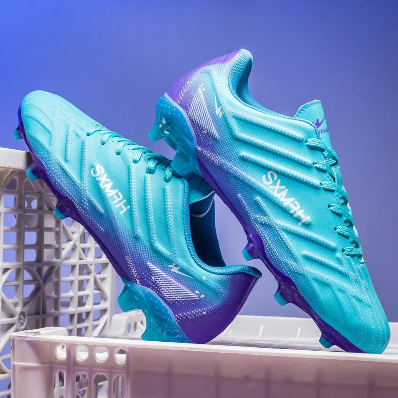 Double Star 2026 New Football Shoes, AG Long Stud for Kids, Primary Students, Teenagers and Adults, Professional Match & Trainin
