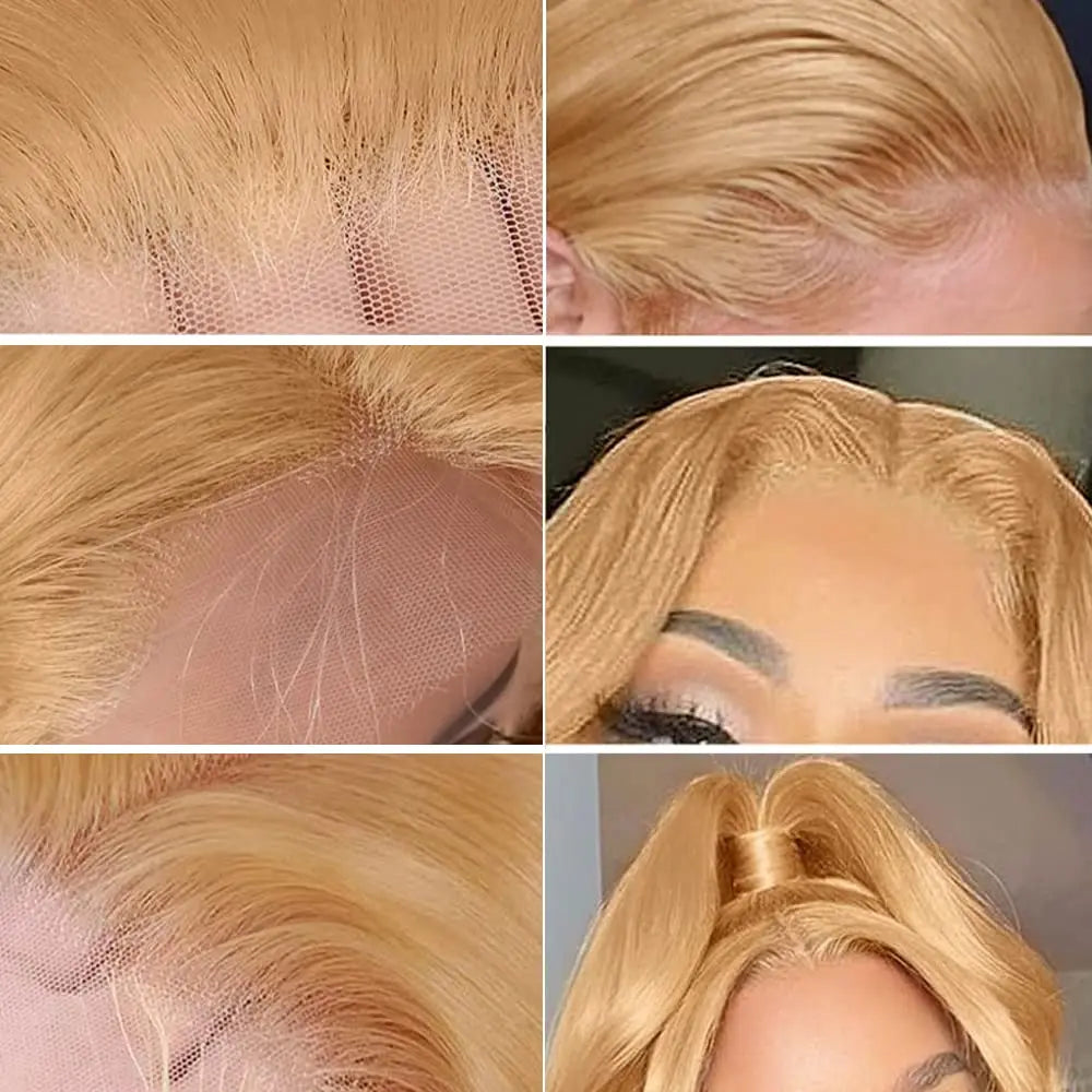 34 36inch 27 Honey Blonde Body Wave Wig Human Hair 13x6 Transparent Hd Lace Frontal Wig For Women 250 Density Brazilian Wigs