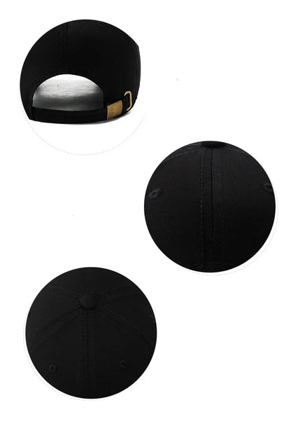 Three Horizontal Lines Embroidery Baseball Caps Spring and Autumn Outdoor Adjustable Casual Hats Sunscreen Hat