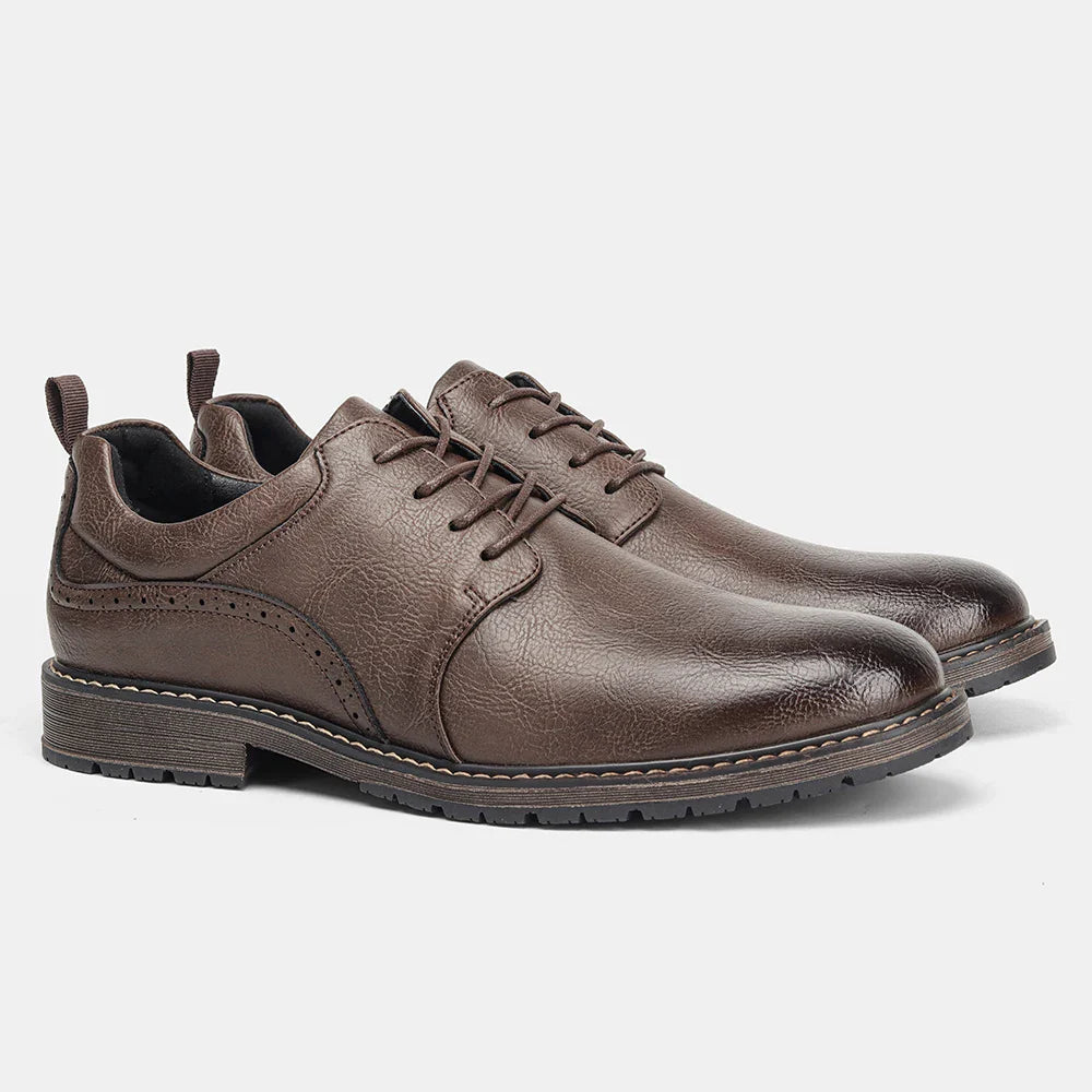 Men Casual Shoes Fashion Brand Comfortable 2025 Leather Shoes
