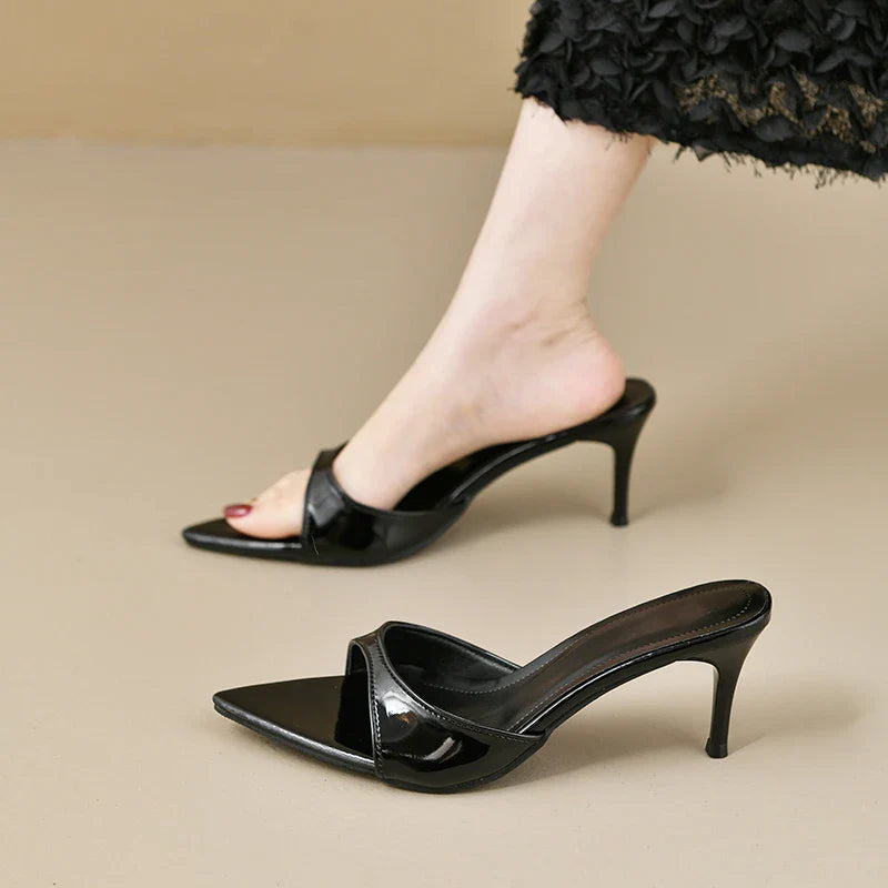 Women's High Heels Summer Women Fashion Classic Pointy Open Toe Stiletto Heels Sexy Women's Party Women's Sandals
