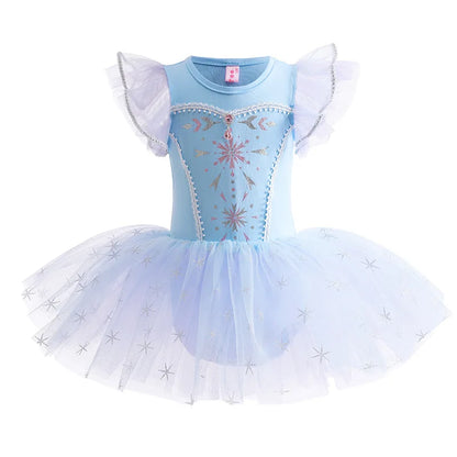 Girl Ballet Dancing Dress Party Fancy Sequined TUTU Dress Princess Girl Clothes Baby Girl Stage Shows Party Costumes
