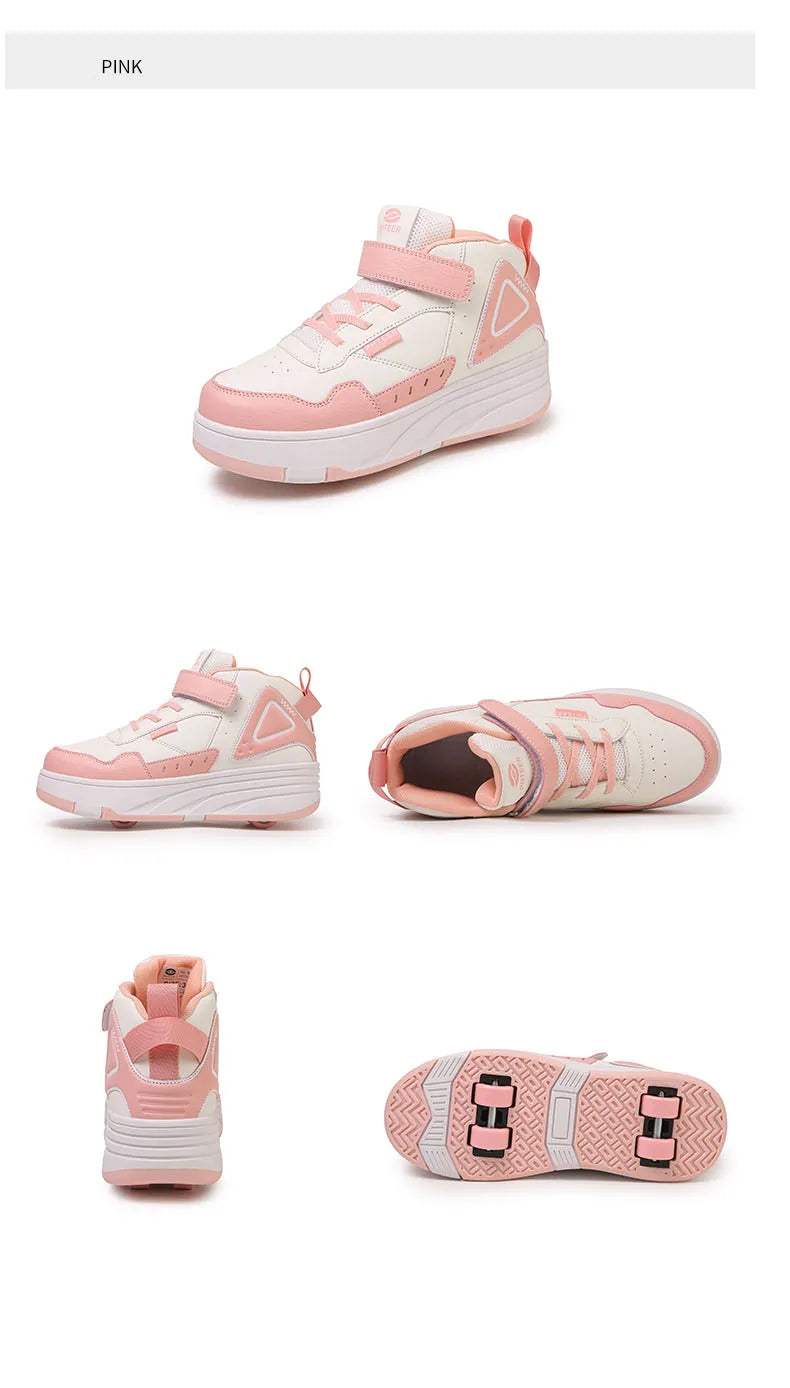 Children Roller Skate Shoes Kids Autumn Children Fashion Casual Sports Toy Birthday Gift Games Boys 4 Wheels Sneakers Girls