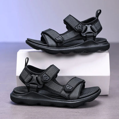 Boys Sports Sandals Soft Rubber Sole Non Slip Lightweight Breathable Kids Summer Outdoor Beach Running Casual Shoes 30-38