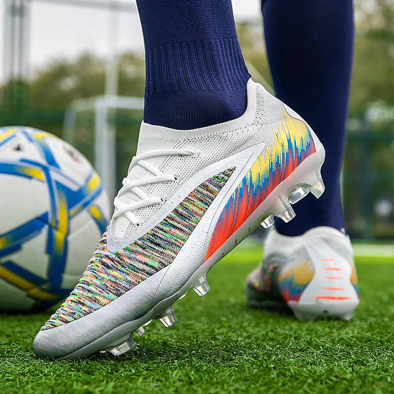 Soccer Shoes with HG Studs for Men & Teen Boys in Multiple Colors