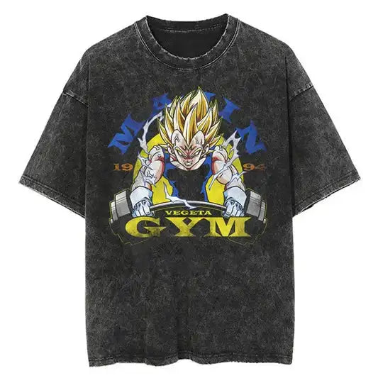 T-shirt Man Women Vintage Washed Short Sleeve Tee Streetwear Loose Casual Top Summer Y2k 2026