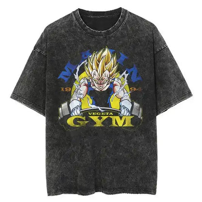 T-shirt Man Women Vintage Washed Short Sleeve Tee Streetwear Loose Casual Top Summer Y2k 2026