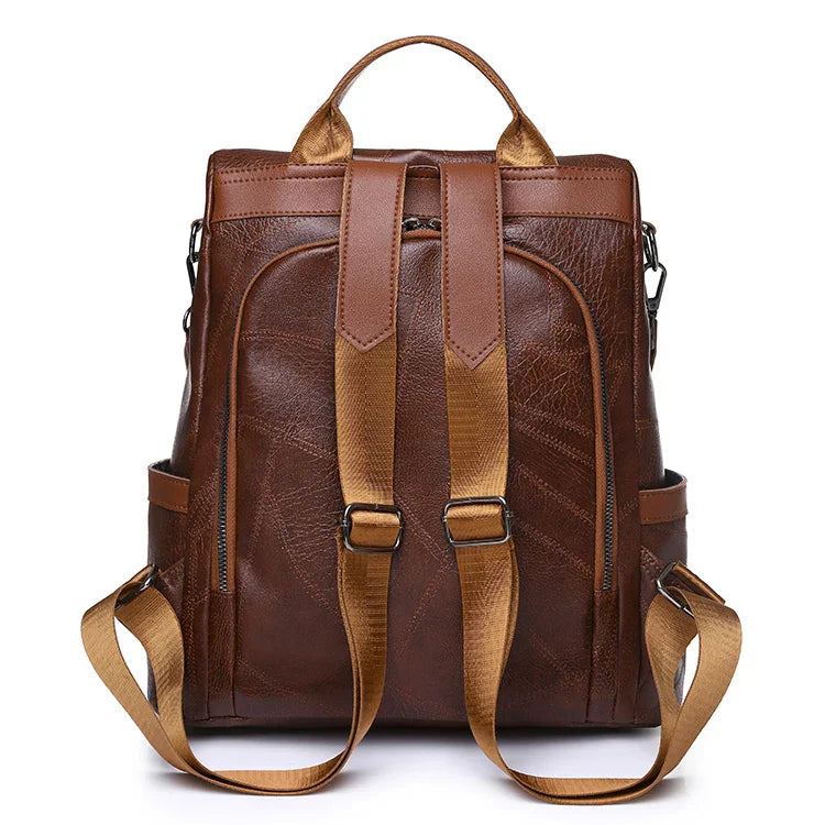 Women's fashionable backpack, shoulder bag, travel multifunctional bag, handbag, handbag, suitable for different scenarios