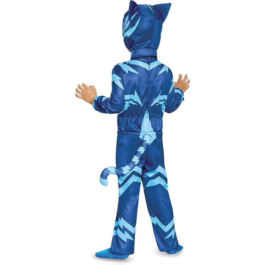 Unisex Girls Super Owl Hero tuta Fancy Dress Cosplay Cat Boys Gecko Animail Costume di Halloween Jumpsuit