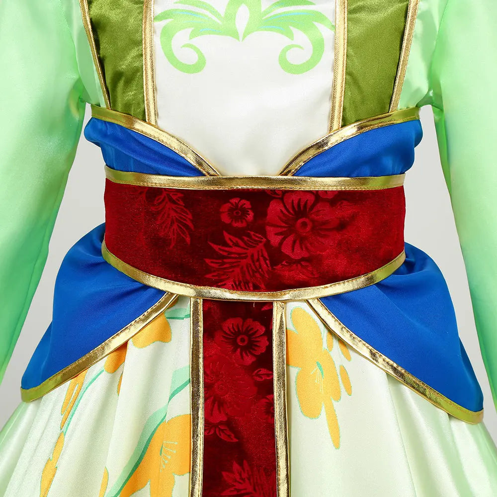 Girls Halloween Clothes Mulan Cosplay Dress Children Performance Costumes Girl Chinese Style Dress Disney Girl Priness Clothes