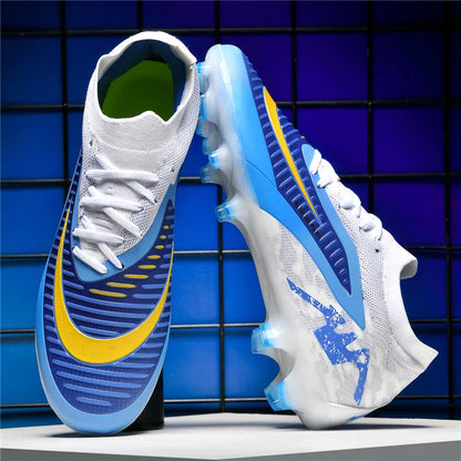 FG Mens Soccer Shoes High Quality Turf Soccer Cleats for Sneakers Training Football Boots Chuteira Campo 35-45
