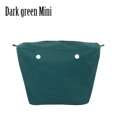 New Waterproof Inner Bag Organizer Insert Zipper Pocket for Classic Mini Obag Canvas Material for O Bag