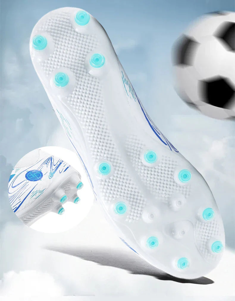 Children Professional Soccer Boots Non-slip Kids Football Shoes Outdoor Sock Boys Sport Futsal Match Training Sport Sport Sneake