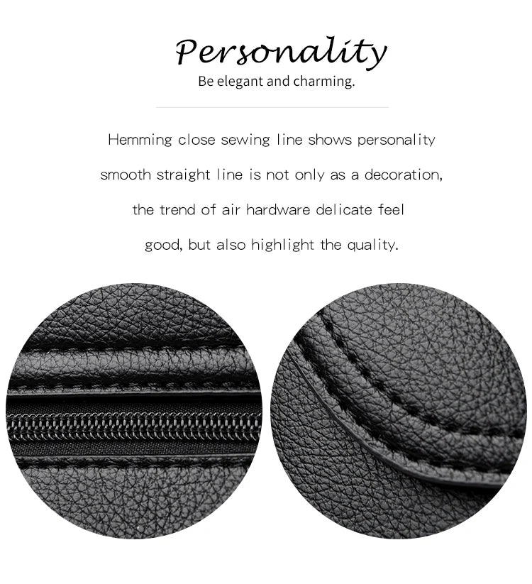 Authentic High Quality Soft Leather Luxury New Designer Fashion Casual Women's Shoulder Bag Handbag Crossbody Bags for Women2024