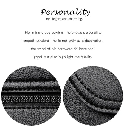 Authentic High Quality Soft Leather Luxury New Designer Fashion Casual Women's Shoulder Bag Handbag Crossbody Bags for Women2024