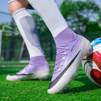 New Men Soccer Shoes Hot Sale Football Boots Women Professional TF/FG Sneakers Unisex High-quality Futsal Cleats Ultralight