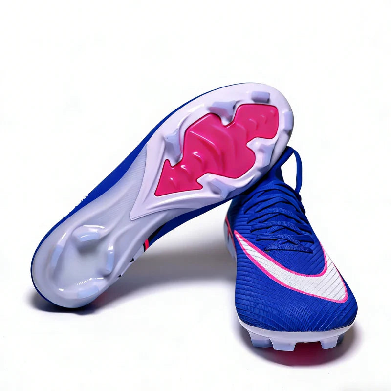 Professional Mens Soccer Shoes Flexible Turf Soccer Cleats for Boys Sneakers TF/FG Training Football Boots Chuteira Campo 35-45