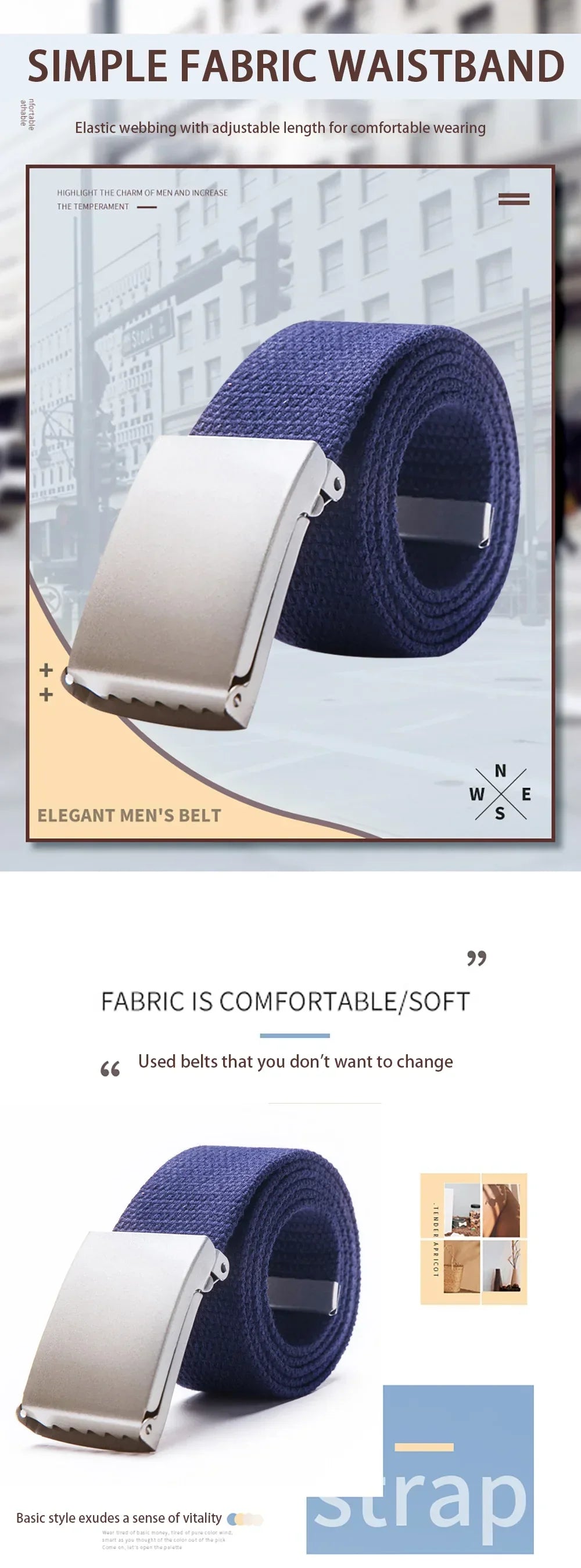 Men's Belt Fashion New Unisex Trousers Belt Women's Belt Canvas Belt Breathable Outdoor Tactical For Jeans Adjustable Waist Belt