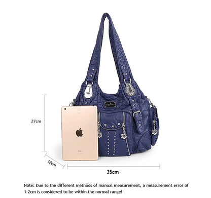 Women Fashion Handbags Women Shoulder Bags PU Leather Handbag Female Satchel Shoulder Purse Bag bolsa feminina