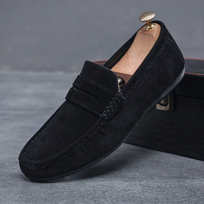 Brand Spring Summer Hot Sell Moccasins Men Loafers High Quality Genuine Leather Shoes Men Flats Lightweight Driving Shoes 2023
