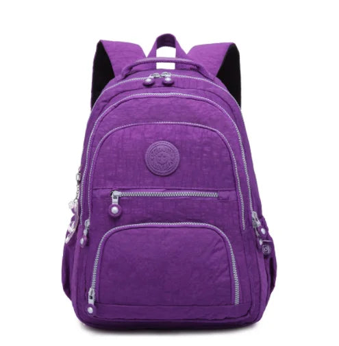 Aesthetic School Backpacks for Teenagers Girl 2024 Nylon Waterproof Travel BackPack Purse Women Laptop Bagpack Mochila