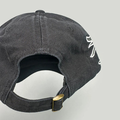Niche Hip Hop Letter Flame Flag Baseball Hats New Unisex Sunshade Personal Versatile Color Block Fashion Retro ins Peaked Caps