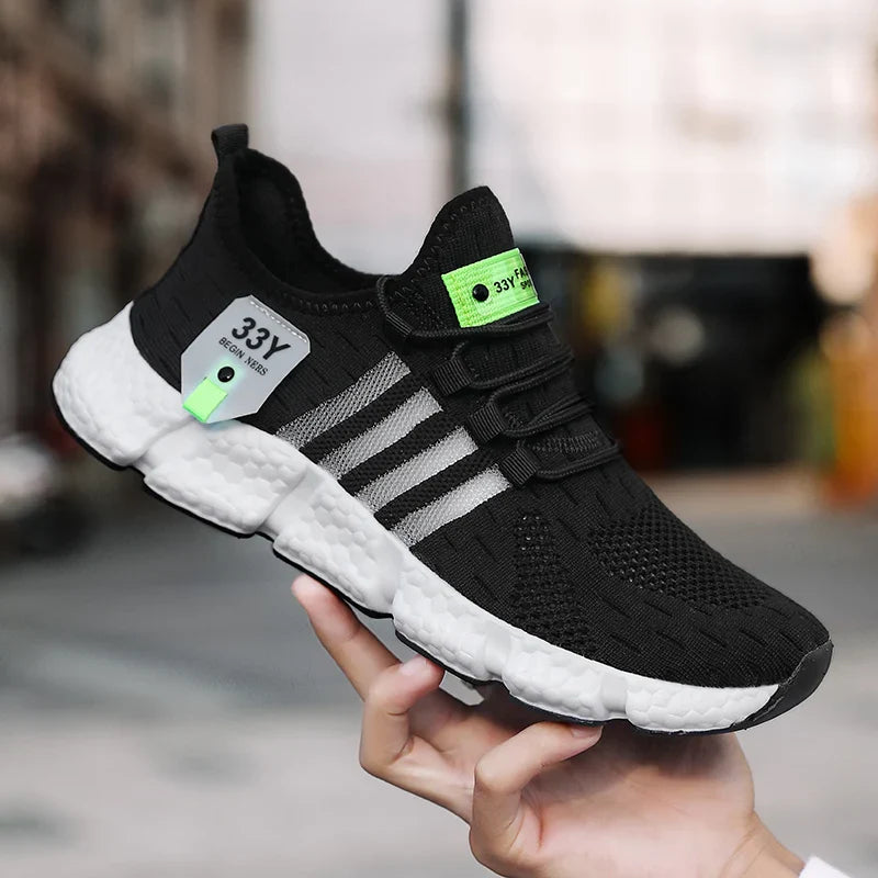 High Quality Summer Men Shoes Comfortable Sneakers Breathable Running Shoes for Men Mesh Tennis Sport Shoes