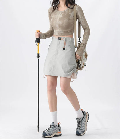 2026 High-Quality Outdoor Women's Mini Skirt, Anti-Exposure, Casual Breathable, Durable and Fashionable Ultra Short Skirt