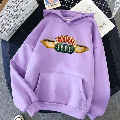 Friends TV Show Hoodies for Women, Funny Cartoon Friends Hoodies, Ullzang Graphic, Vintage Anime Sweatshirt, Female Hoody, 90s