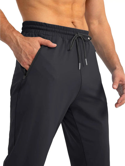 Men's Lightweight Quick Dry Sport Pants with Elastic Waist Outdoor Gym Workout Running Jogger Athletic Sweatpants Quality