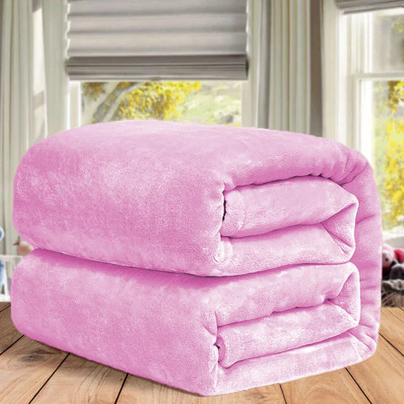 Winter fluffy velvet fleece blanket extra large size sofa throw blanket fuzzy faux fur blanket microfiber thick bed sheet