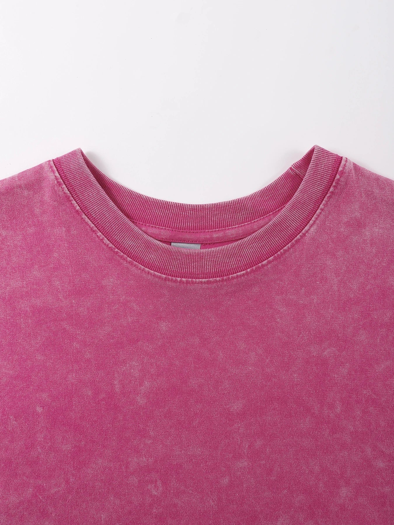 Rich Colors Simple Flowers Print Washed Female T-Shirt Summer Breathable T-Shirt Cotton Soft Short Sleeve All-Match Streetwear