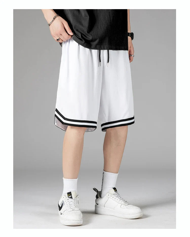 Men's Mesh Sports Shorts Basketball Fitness Speed Dry Running Breathable Shorts