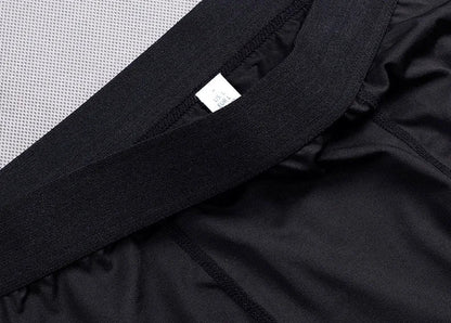 Men's compression sports pants fast drying fitness sports pants running tight pants training tight pants black red gray line
