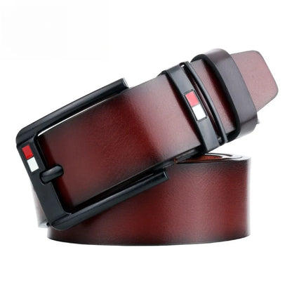 Fashion Vintage Style Men Waist Belt High Quality PU Leather Strap Belts Jeans Leisure Waistband Suit Pants Belt