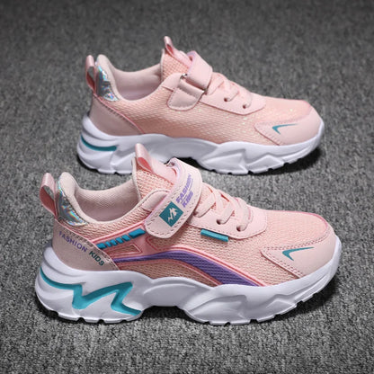 Children's Sports Shoes Kids Running Sneakers for Boys Girls Air Mesh Breathable Outdoor School Casual Fashion Shoes Anti-skid