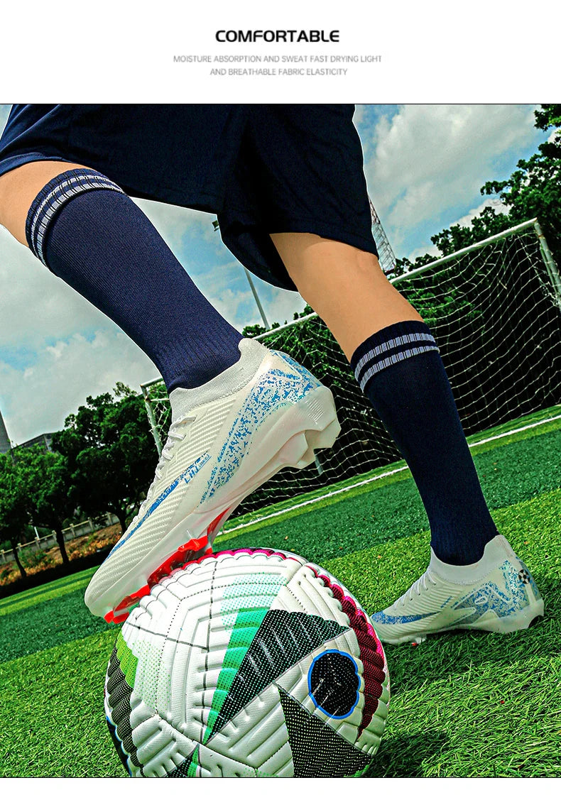 New Men's Football Boots Training FG Top Quality Sneakers Non-Slip Soccer Shoes Cleats Wholesale Drop Shipping Unisex Adult