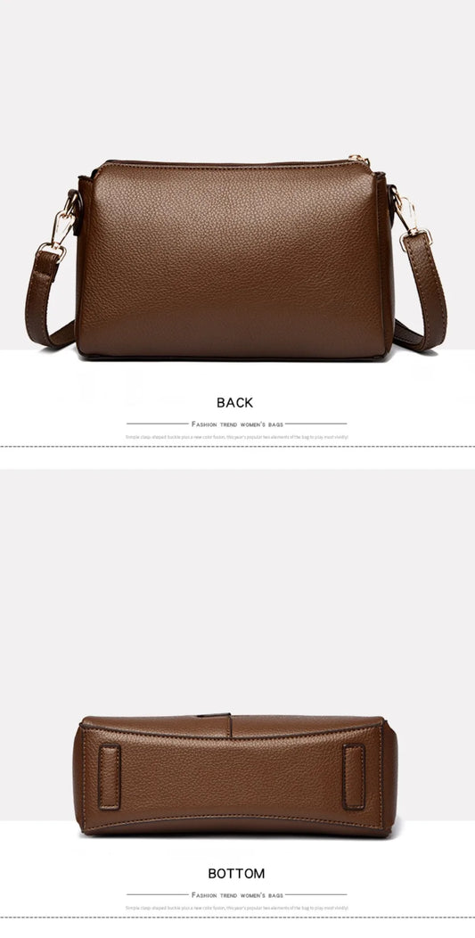 Genuine Brand Luxury Handbags Women Bags Designer Top Quality Soft Leather Shoulder Bags for Women Female Crossbody Bag Handbags