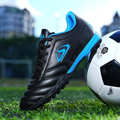 New Men Football Boots Futsal Soccer Shoes TF FG Grass Cleats Comfortable Outdoor Training Shoes Match Breathable Sport Indoor