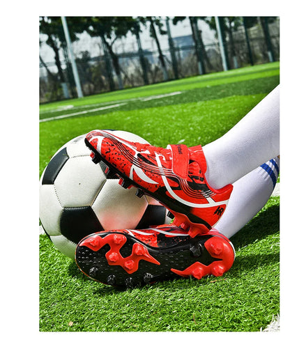 Soccer Shoes with Rubber Soles for Kids, Multicolor FG & TF Training Styles