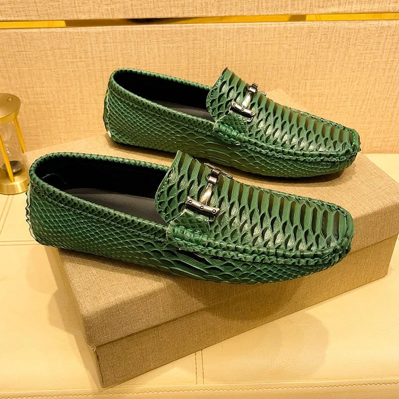 Summer Mens Outdoor Anti-slip Comfort Soft High Quality Men Breathable Flat Driving Shoes New 2024 Classic Casual Loafers