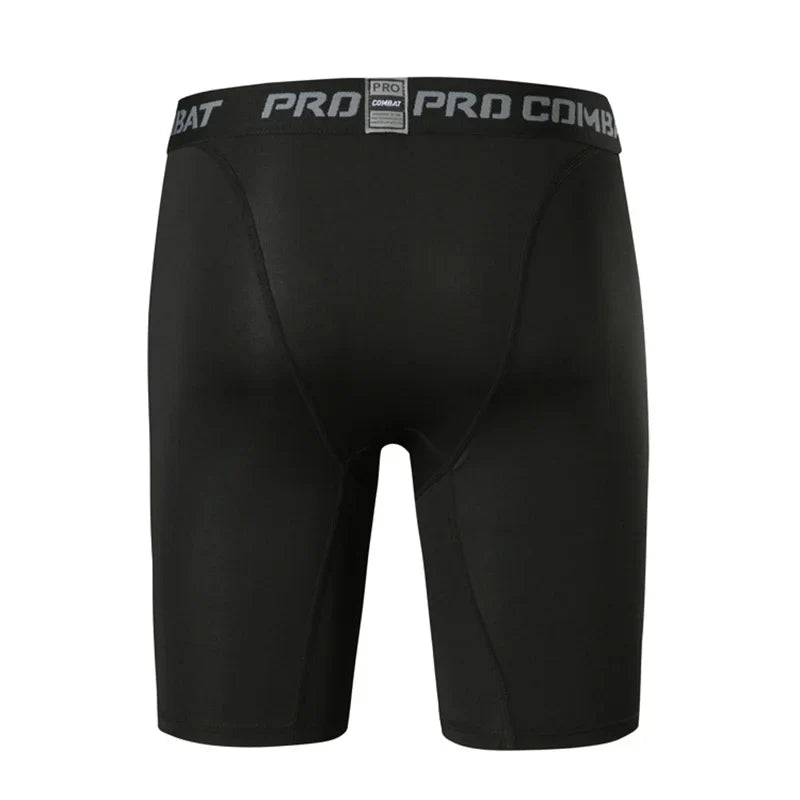 Sports Fitness Pants Men's Basketball Shorts Workout Tights Gym Running Training